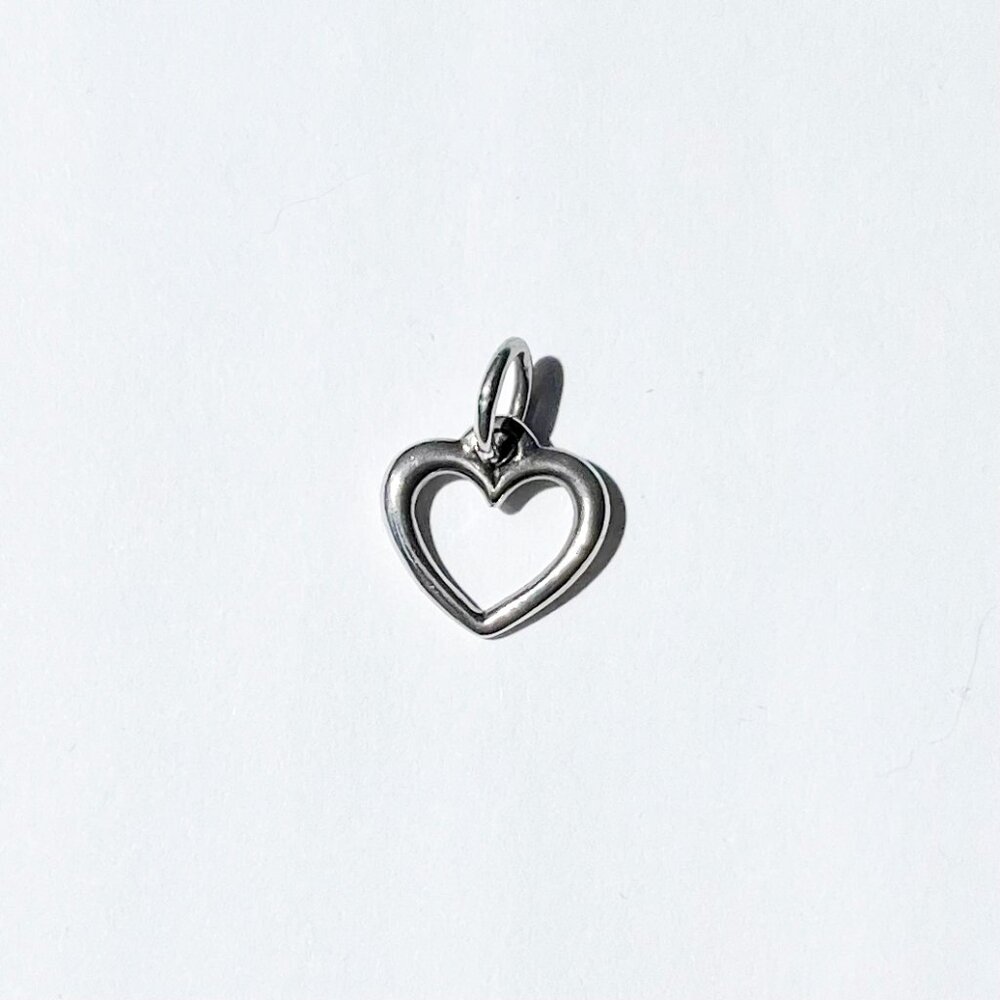 James Avery Heart Sterling Silver Charm